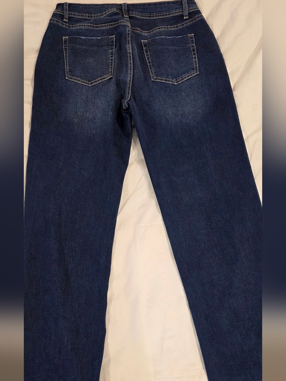 Flamingals Women’s Dark Blue Straight Leg Jeans Nwot - Picture 4 of 4
